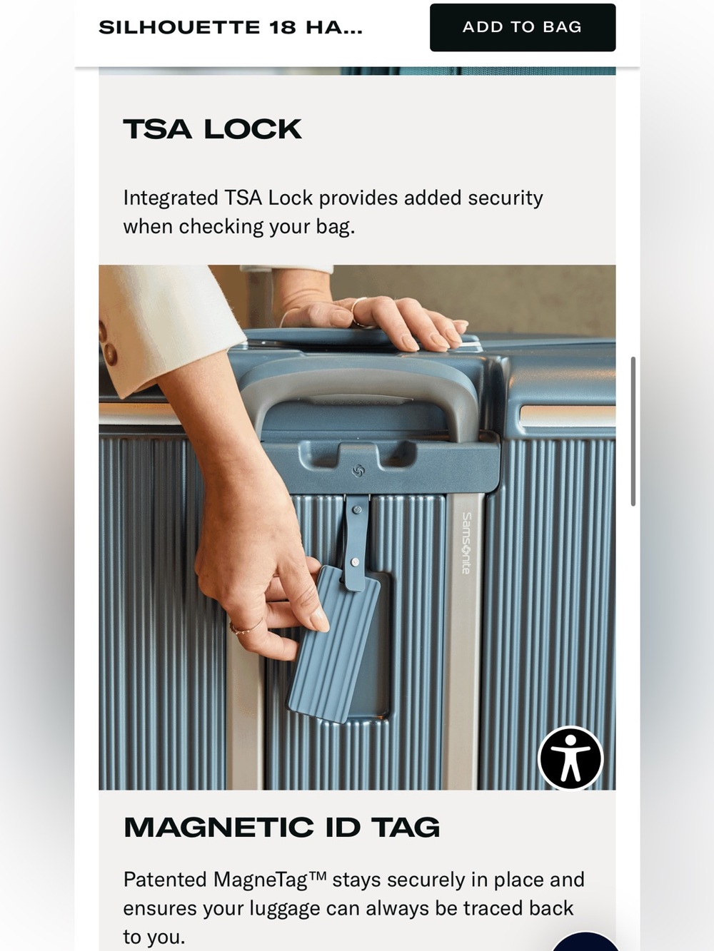 SAMSONITE Silhouette 18 Hardside Exp. Spinner 5 31" Check-In LUGGAGE SUITCASE - Picture 9 of 17